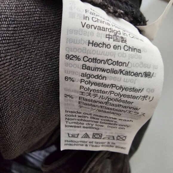 Madewell Size 35 Plus Size Black Curvy High-Rise Skinny Jeans Cuffed Hem - Picture 9 of 9